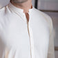 Cream Booski Ban Plain - kameez Shalwar - Men