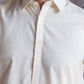 Cream Booski  Collar Plain - Kameez Shalwar - Men