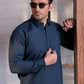 Blue Collar Plain - Kameez Shalwar - Men