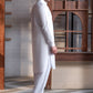 Off White Collar  - Kameez Shalwar - Men
