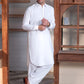 Off White Collar  - Kameez Shalwar - Men