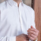 Off White Collar  - Kameez Shalwar - Men
