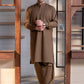 CamelBrown Ban Plain - Kameez Shalwar - Men
