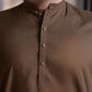 CamelBrown Ban Plain - Kameez Shalwar - Men