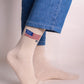 Biege Flag Funky Socks SN71