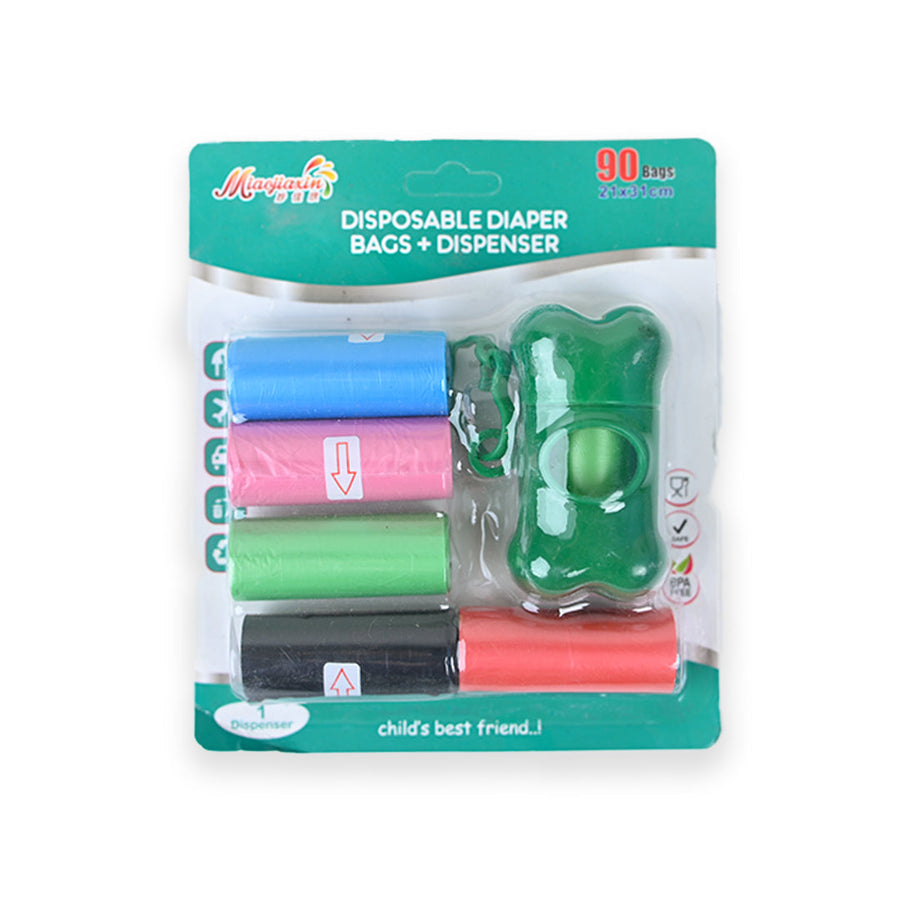 Disposable Diaper Bags & Dispenser