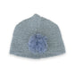 Flower Fluffy Hand Wooven Turban Cap