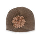 Bloom Fluffy Hand Wooven Turban Cap