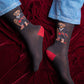 Black Rope Teddy Funky Socks SN250