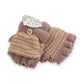 2 in 1 Wool Mittens with Cover