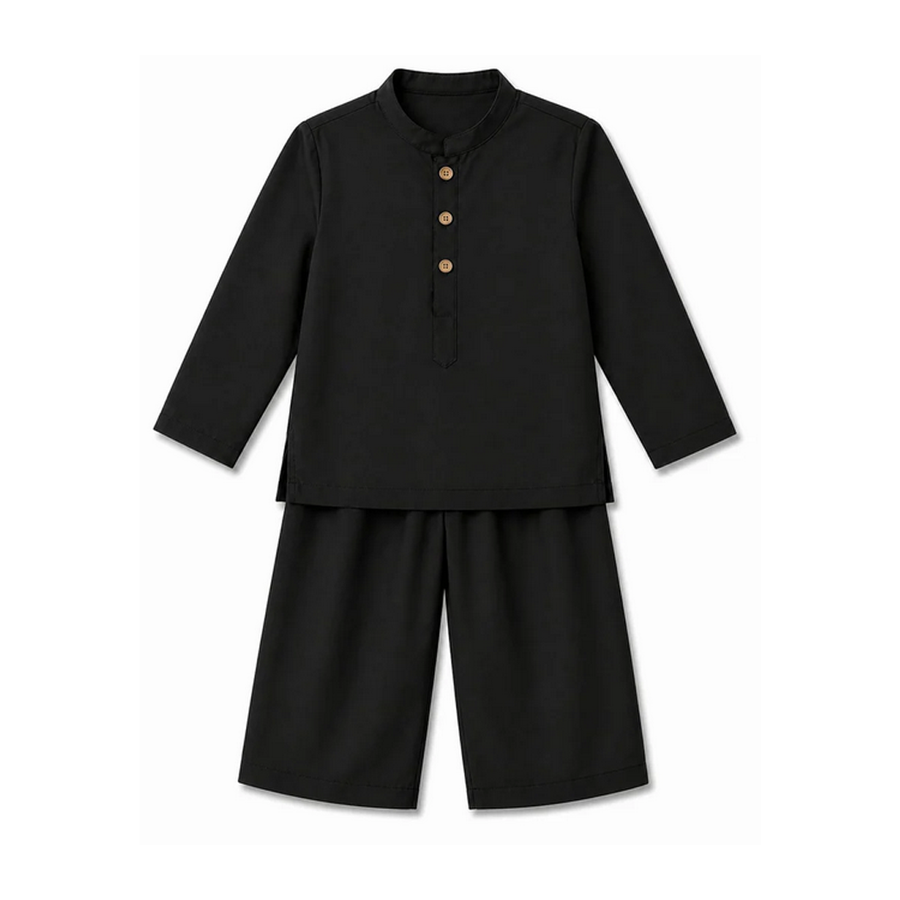 Desert Luxe Cord Set Black