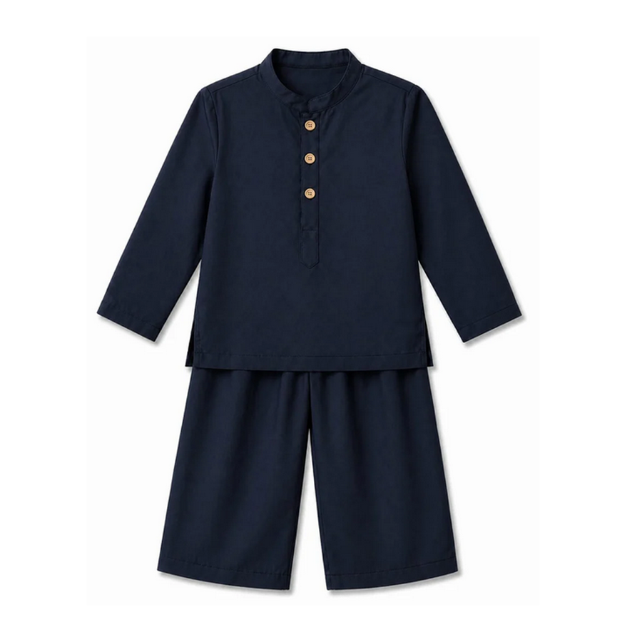 Desert Luxe Cord Set - Navy