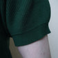 Emerald Green Knitted Polo Men