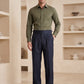 Dark Navy Imported Straight Fit Gurkha Pant (FDT-444)