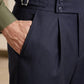 Dark Navy Imported Straight Fit Gurkha Pant (FDT-444)