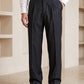Black Imported Straight Fit Gurkha Pant (FDT-445)