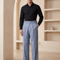 Ash Grey Imported Straight Fit Gurkha Pant (FDT-446)