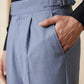 Ash Grey Imported Straight Fit Gurkha Pant (FDT-446)