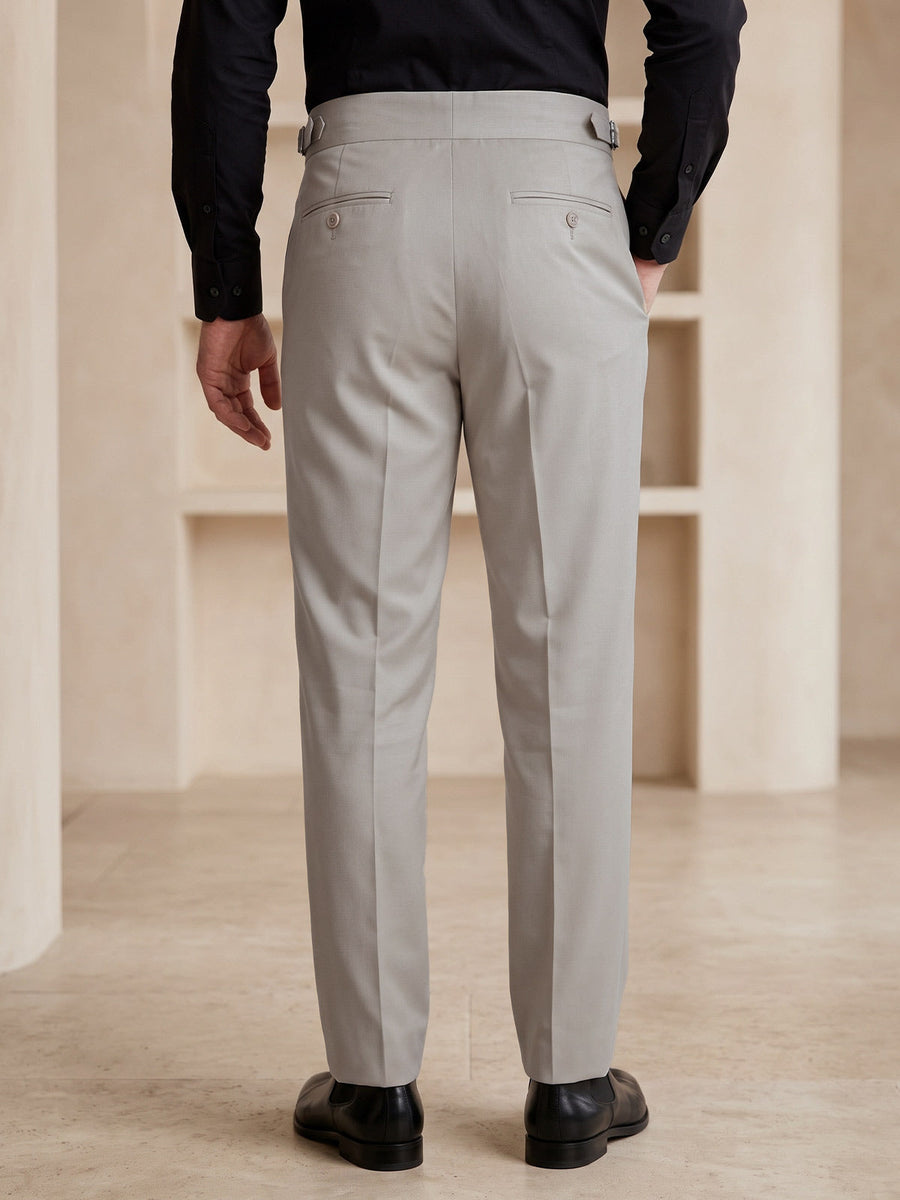 Beige Imported Straight Fit Gurkha Pant (FDT-447)