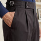Dark Brown Imported Straight Fit Gurkha Pant (FDT-449)