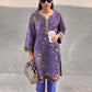 Stitched Printed Cambric Shirt+ Culotte