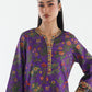 Stitched Printed Cambric Shirt+ Culotte