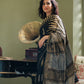 Black and Gold Sari