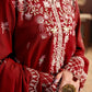 Unstitched 3Pc - Peach Embroidered  - NUWDPE263016