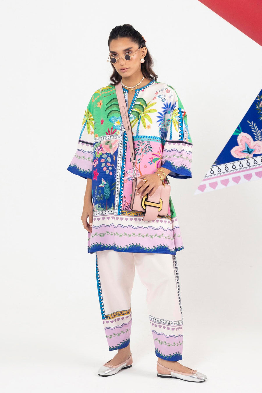Stitched Printed Dobby Shirt + Shalwar