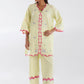 Stitched Khaddar Shirt + Culotte