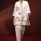 Stitched Embroidered Slub Shirt + Shalwar