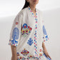 Stitched Embroidered Slub Shirt + Shalwar