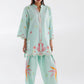 Stitched Embroidered Khaddar Shirt + Shalwar