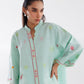 Stitched Embroidered Khaddar Shirt + Shalwar