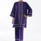 Stitched Embroidered Khaddar Shirt + Culotte