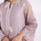 Stitched Khaddi Net Embroidered Suit