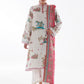 Stitched Linen Muzlin Suit