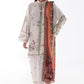 Stitched Linen Muzlin Suit