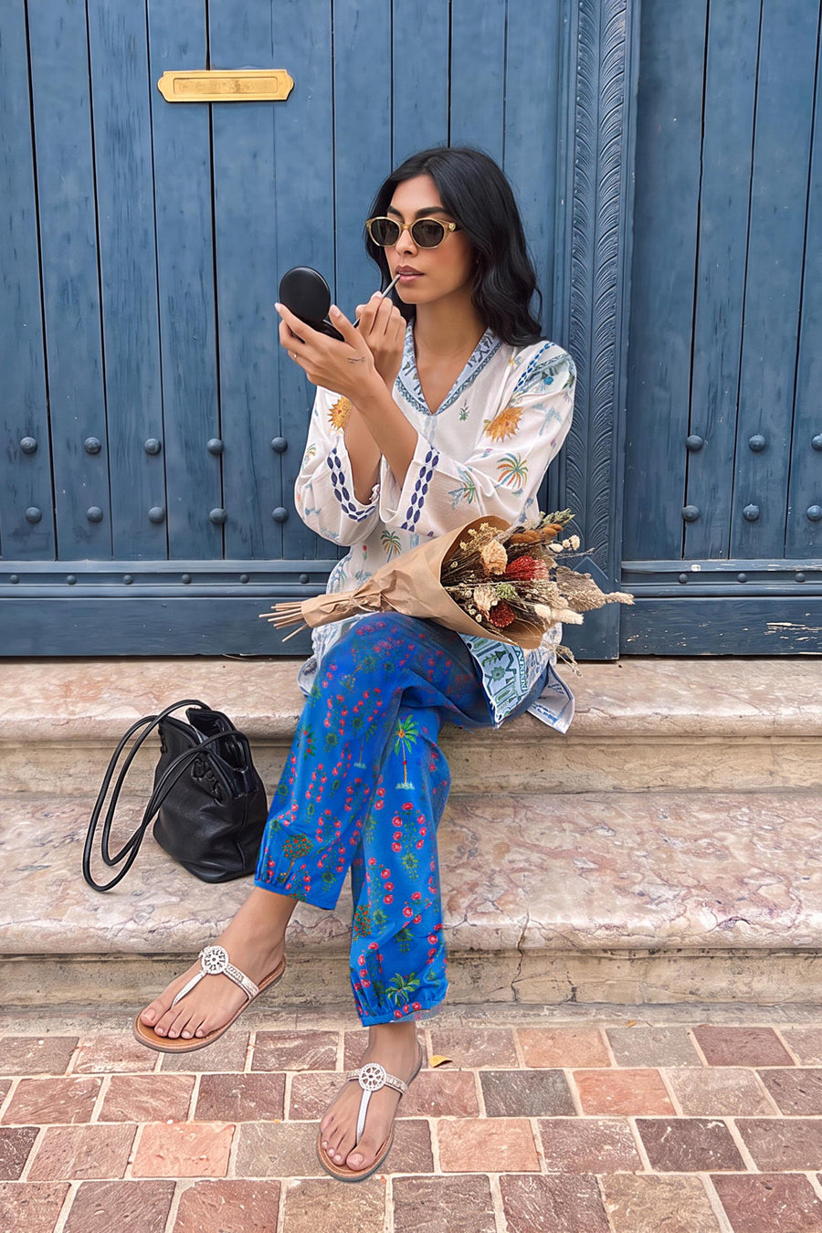 Stitched Printed Viscose Shirt+ Shalwar