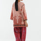 Stitched Printed Shimmer Khaddar Shirt+ Shalwar