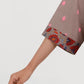 Stitched Embroidered Jacquard Shirt+ Culotte