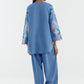Stitched Embroidered Cotton Khaddar Shirt+ Shalwar
