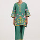 Stitched Embroidered Cotton Khaddar Shirt+ Shalwar