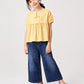Yellow Gingham Cotton Top
