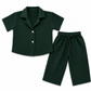 Forest Ease Girls co-ord Set – Deep Green