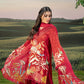 3 Pc Unstitched Embroidered Arabic Lawn Suit | MB-PFUS25-05B