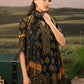 3 Pc Unstitched Embroidered Arabic Lawn Suit | MB-PFUS25-03B