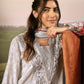 3 Pc Unstitched Embroidered Arabic Lawn Suit | MB-PFUS25-05A