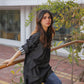 Fusion Charcoal Kurta Her