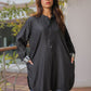 Fusion Charcoal Kurta Her